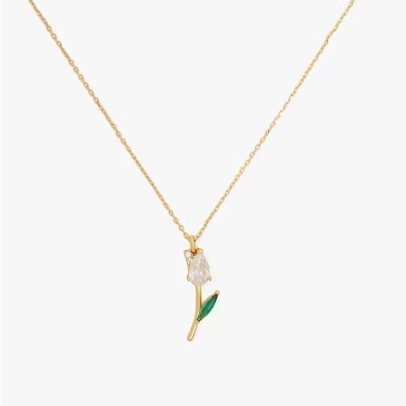 kate spade Jewelry - Kate Spade New York Greenhouse Tulip Mini Pendant